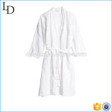 White casual hotel bath robe luxury warm cotton robe